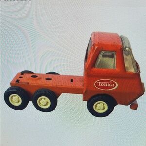 Tonka Red and Black Toy Truck